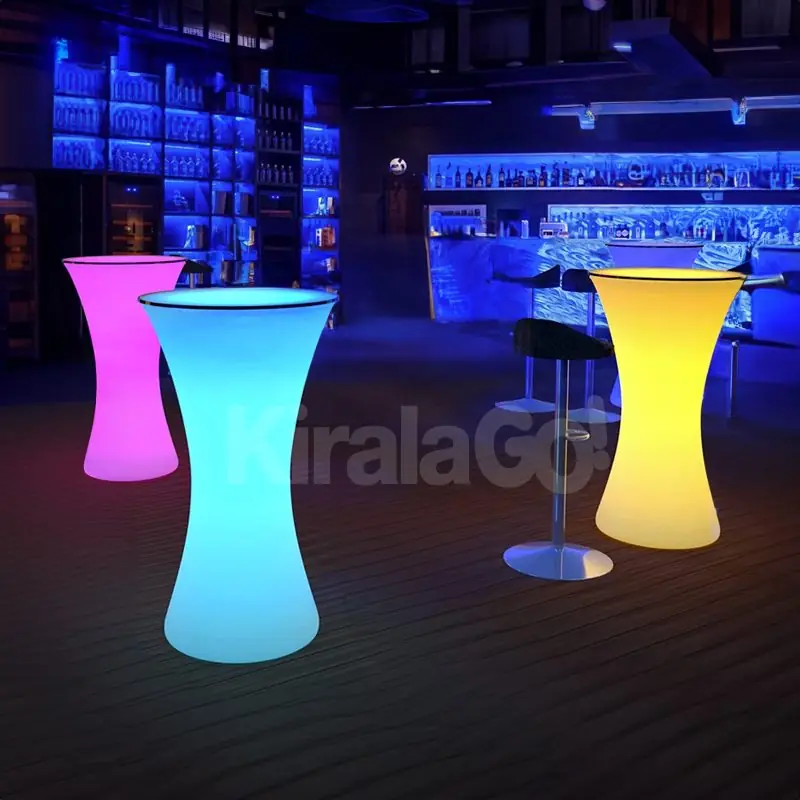 Işıklı Kokteyl Masası Kiralama